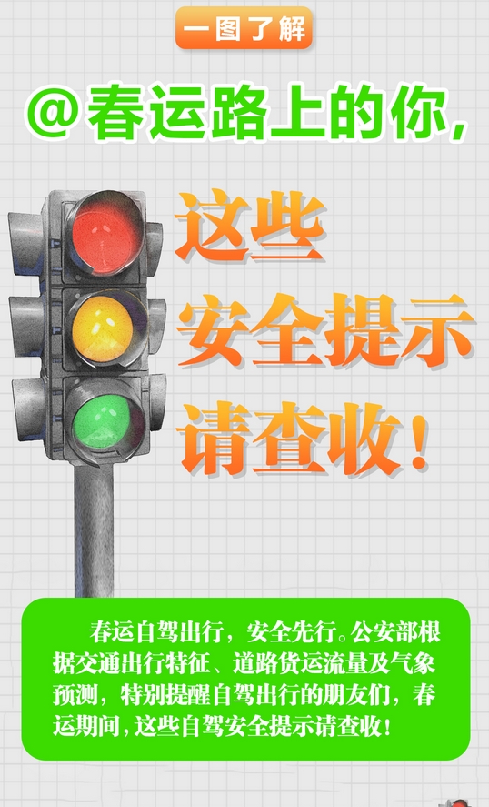 @春運路上的你，這些安全提示請查收！