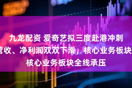 九龙配资 爱奇艺拟三度赴港冲刺双上市,营收、净利润双双下滑，核心业务板块全线承压